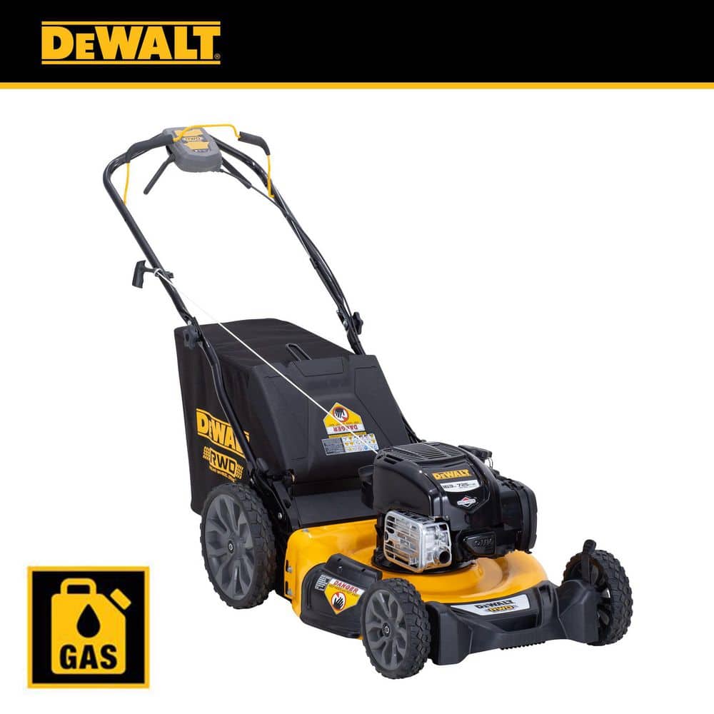 DEWALT 12AVP2R3739 - 21 in. 163cc Briggs and Stratton 725Exi Engine Rear Wheel Drive 3-in-1 Gas Self Propelled Walk B...