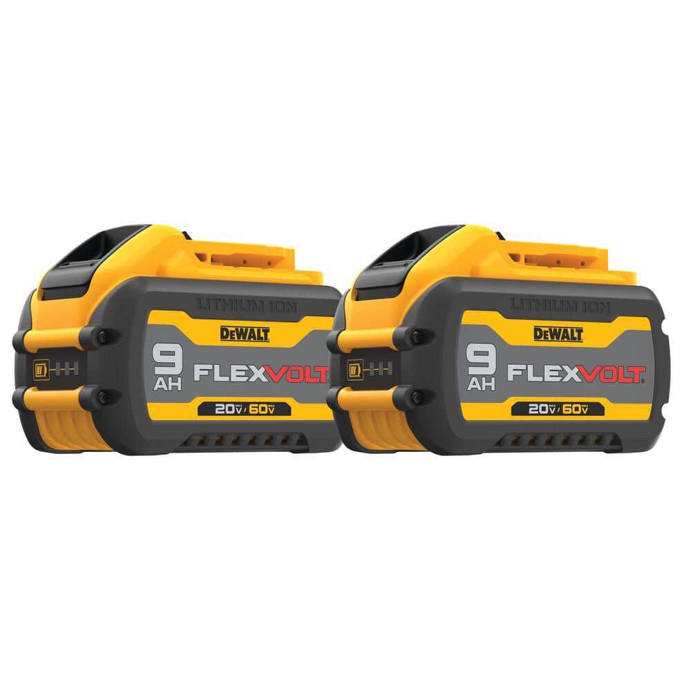 DEWALT DCB609-2 - FLEXVOLT 20V/60V MAX Lithium-Ion 9.0Ah Battery Pack (2 Pack)