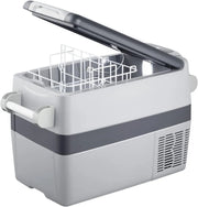 Portable Refrigerator,Portable Freezer,32 Quart(30L) Electric Cooler,Car Refrigerator,12/24V DC Cable & 110/240V AC,Car Fridge for Camping,Truck,RV,Travel,Fishing