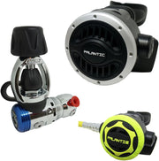 Yoke Regulator & Octopus Combo for Scuba Diving | High-Performance Over-Balanced Regulator, Silicone Mouthpiece, 27" Hose, Large Purge Button, 36" Yellow Octopus Hose