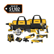 DEWALT DCK940D2 - 20V MAX Cordless 9 Tool Combo Kit with (2) 20V 2.0Ah Batteries and Charger