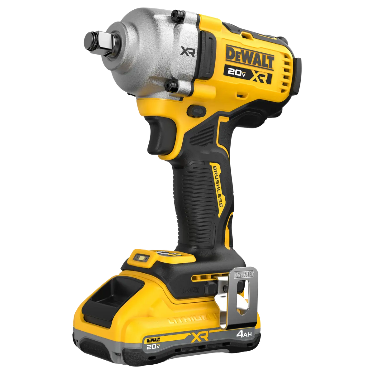 20V MAX* XR® Brushless Cordless 1/2-in Mid-Torque Impact Wrench With Hog Ring Anvil Kit — product image