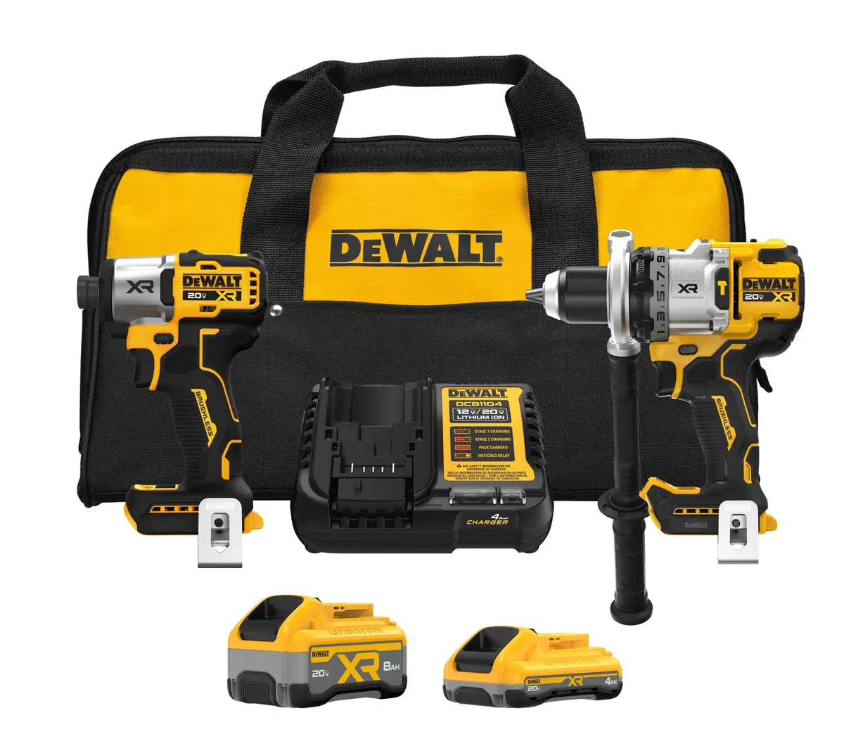 20V MAX* XR® 1/2-in Hammer Drill and 1/4-in Impact Driver Combo Kit — product image