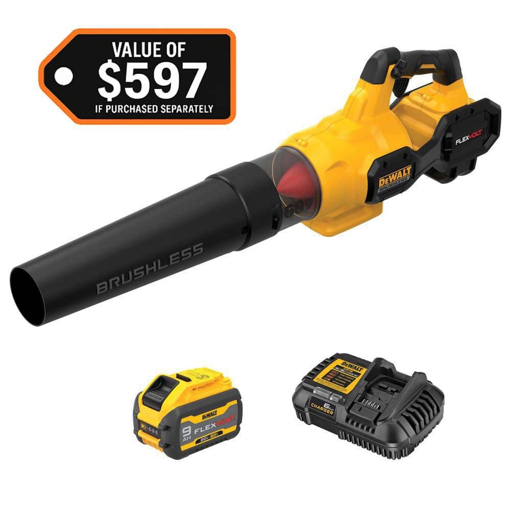 DEWALT DCBL772X1 - FLEXVOLT 60V MAX 125 MPH 600 CFM Brushless Cordless Battery Powered Blower Kit with (1) FLEXVOLT 3...