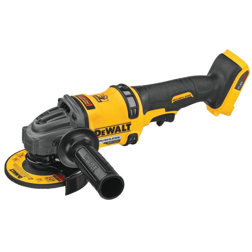 DEWALT DCG418B - FLEXVOLT 60V MAX Cordless Brushless 4.5 in. to 6 in. Small Angle Grinder with Kickback Brake