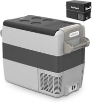 Portable Refrigerator,Portable Freezer,32 Quart(30L) Electric Cooler,Car Refrigerator,12/24V DC Cable & 110/240V AC,Car Fridge for Camping,Truck,RV,Travel,Fishing