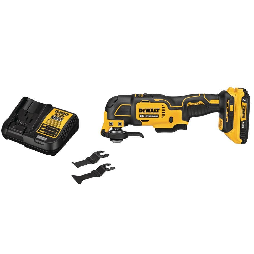 DEWALT DCS354D1 - ATOMIC 20V MAX Cordless Brushless Oscillating Multi Tool with (1) 20V 2.0Ah Battery and Charger