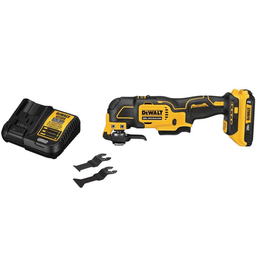DEWALT DCS354D1 - ATOMIC 20V MAX Cordless Brushless Oscillating Multi Tool with (1) 20V 2.0Ah Battery and Charger