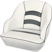 Bucket Pontoon Boat Seat (White/Blue)