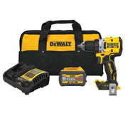 DEWALT DCD801T1 - 20V MAX XR Lithium-Ion Brushless Cordless 1/2 in. Drill/Driver Kit with 6.0 Ah FLEXVOLT Battery, Ch...