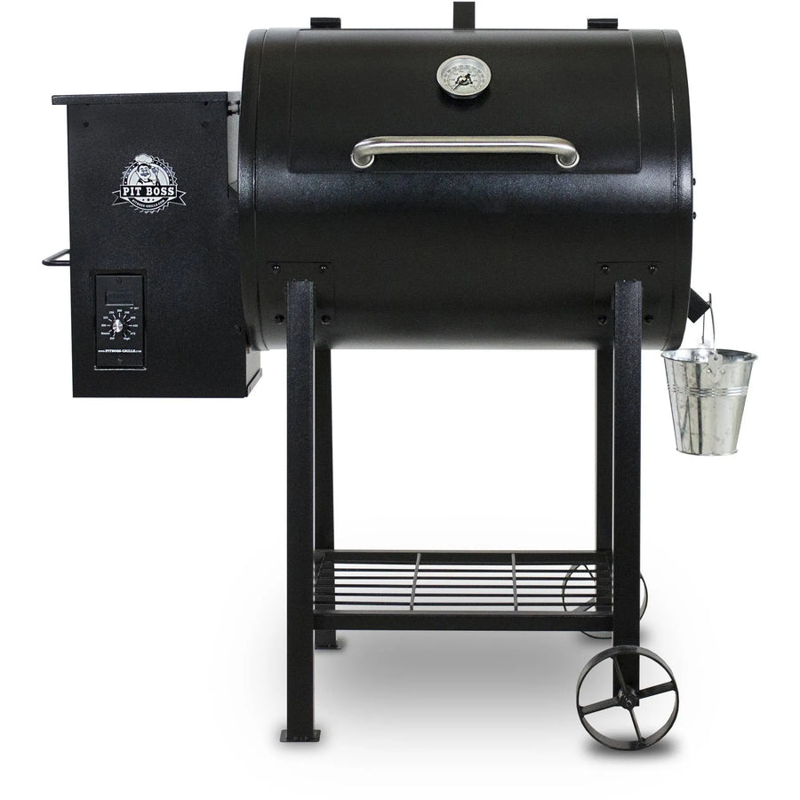Wood Fired Pellet Grill with Flame Broiler, 700 Sq. In. Cooking Space